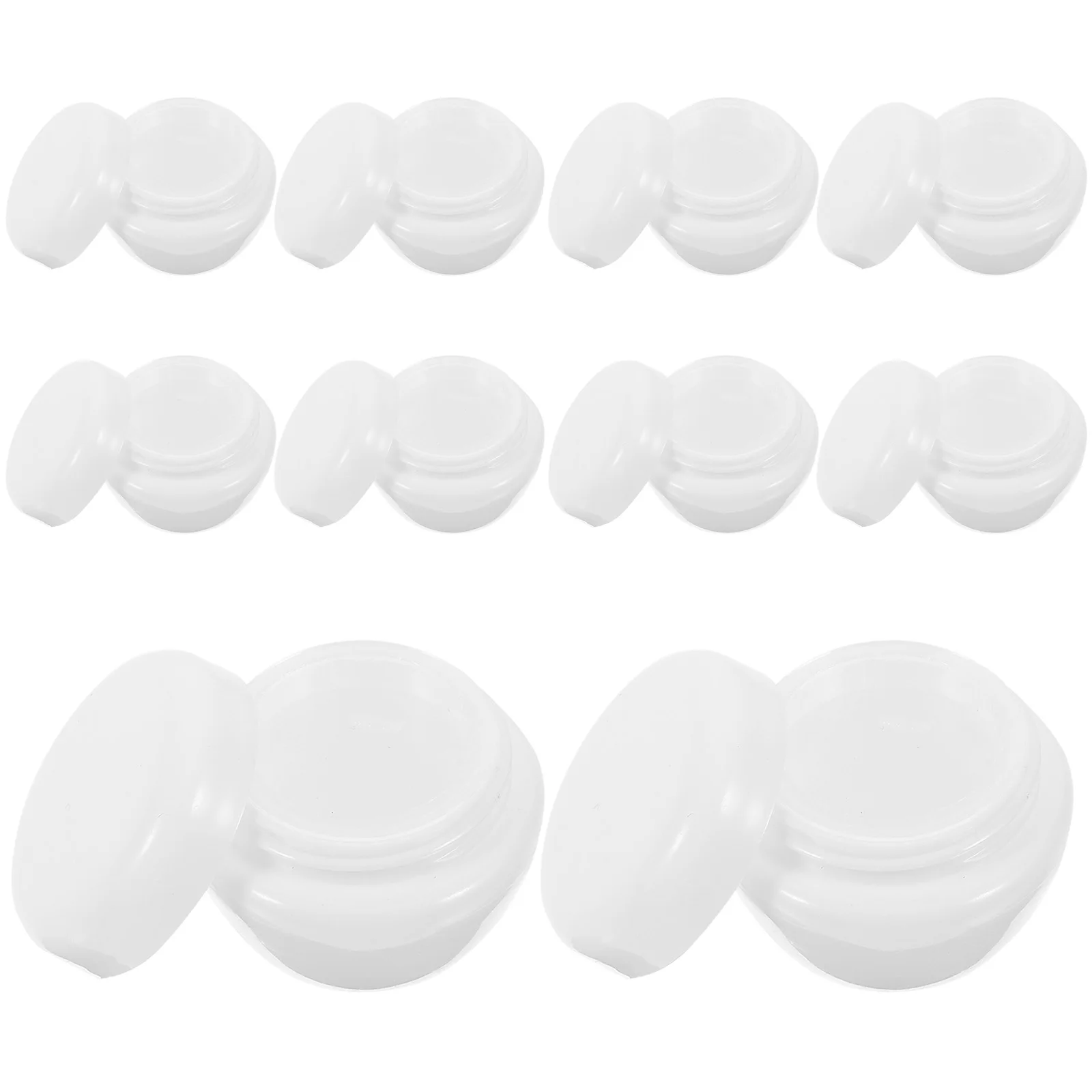 

40Pcs 5G Mini Mushroom Jars Travel Friendly Cream Containers Seal for Skincare Products Portable Packaging