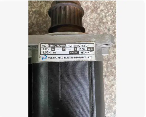 1KW servo motor 3MB100A-3CE7F, 9.55Nm, 1000r/min. Second-hand disassembly