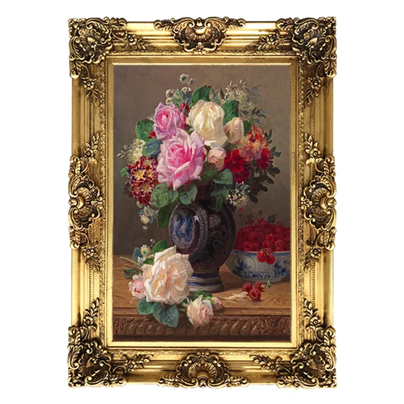

World famous painting high-end classical still life flower hand-painted oil painting rose decorative painting