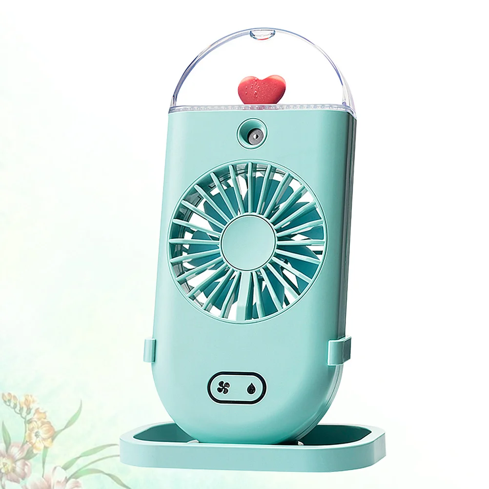 

Ручной USB-мини-вентилятор Портативный охлаждающий вентилятор с распылителем тумана и красочным светом для домашнего офиса на открытом воздухе