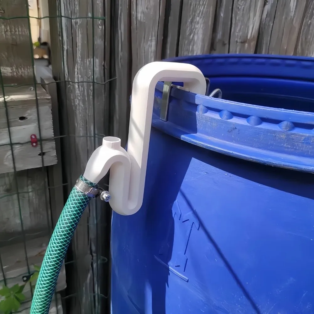Self-priming Design Rainwater Transfer Pipe Easy Installation PP Overflow Pipe Siphon Mechanism Automatic Drainage Kit