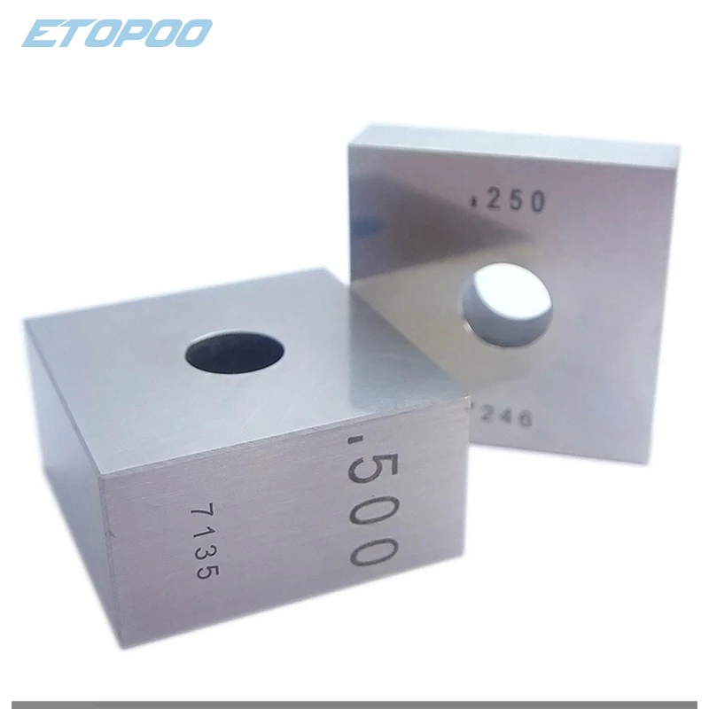 Precision Measure Gauge 1in Block Steel Measuring Inch Square Imperial One Gauge Single Block Square Gauge Measure