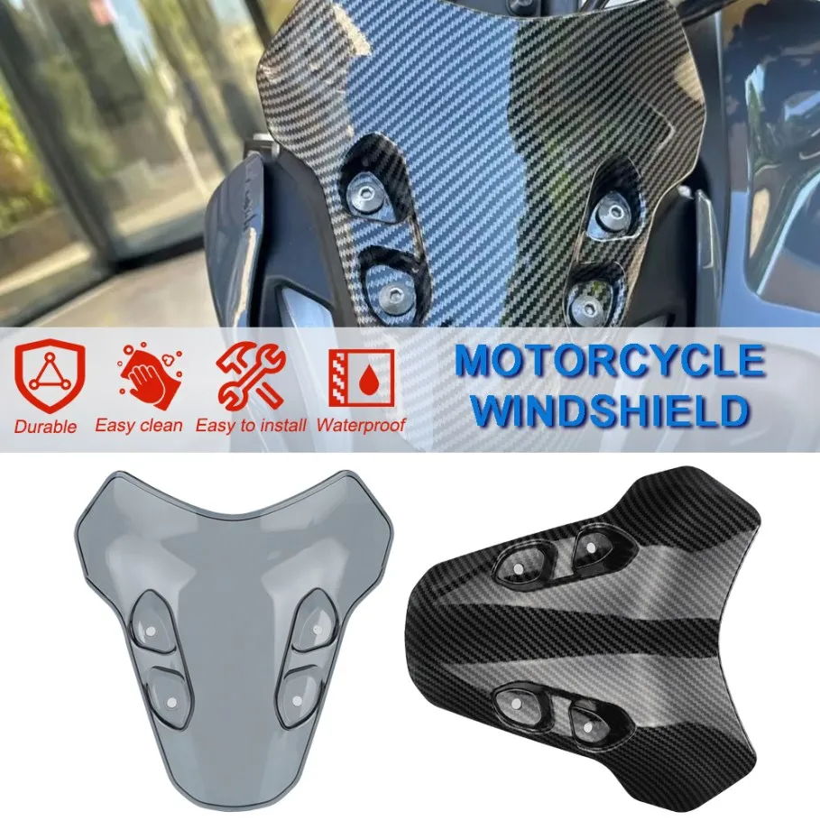 

2021 2022 2023 2024 Motorcycle Accessories For YAMAHA MT07 MT 07 MT-07 Windshield Windscreen Windproof Wind Screen Deflector