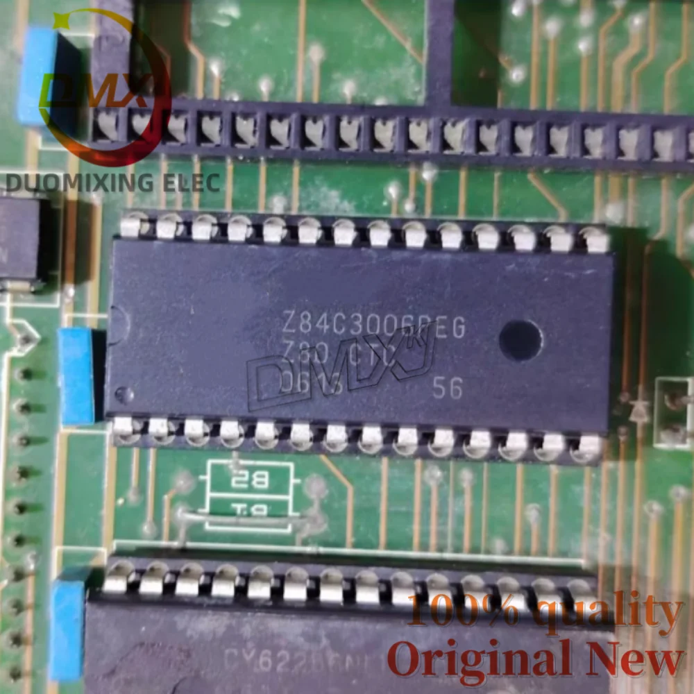 5PCS/Lot 100%Original Z84C3006PEG Z80CTC DIP28 Counting programmable timer microcontroller chip