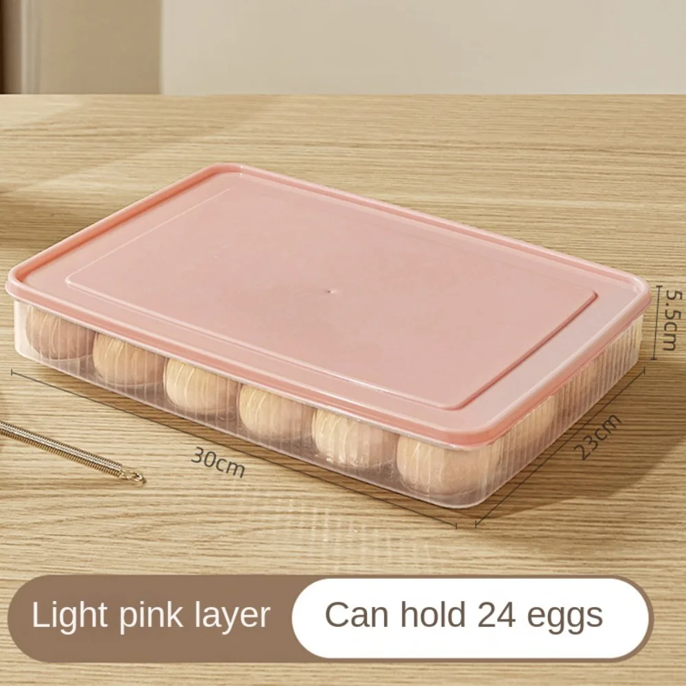 Eggs Tray Fridge Fresh Storage Organizer Tray Rack Sealing Storage Box Storage Container Egg Basket Eggs Holder