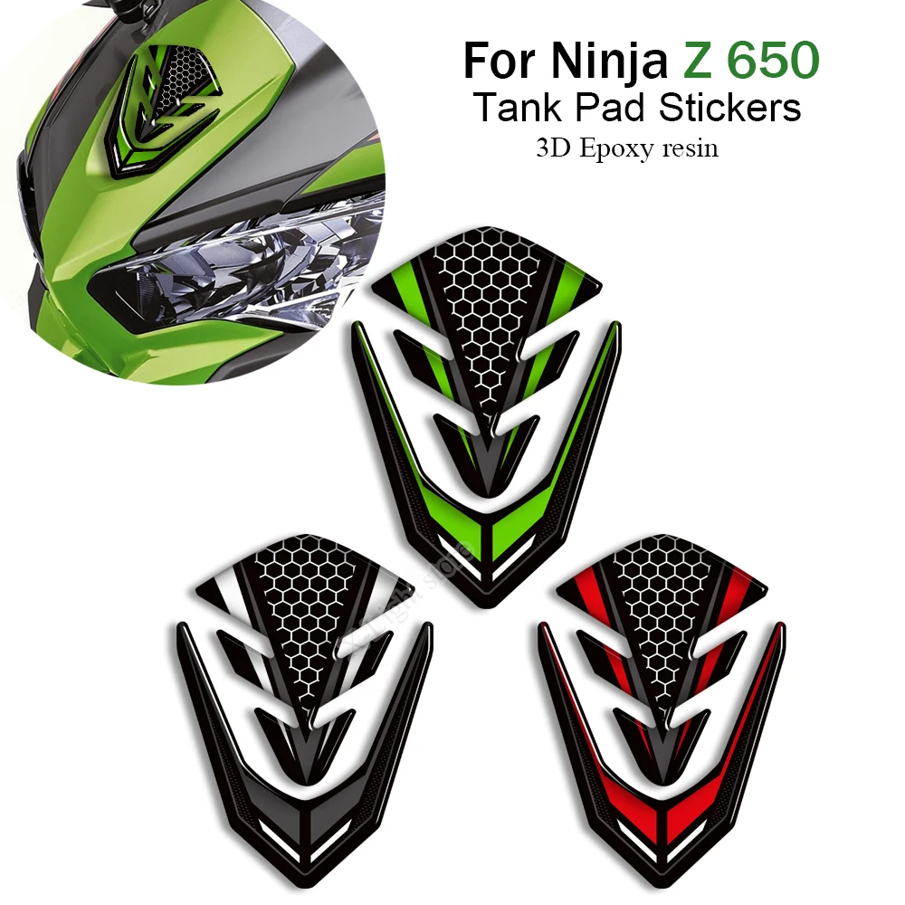 

3D Tank Pad Sticker Motorcycle Fuel Tank Protection Decal For Ninja 650 Z 650 z650 2020 2021 2022 2023 2024 2025