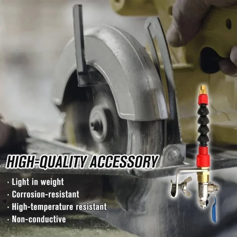Dust Remover Water Sprayer System Nozzle Coolant Misting Dust-proof for Marble Brick Tile Cutting Machine Angle Grinder Cutter