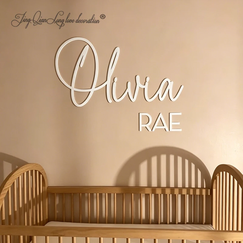 Nursery Name Sign  Nursery Decor  Wooden Name Cutout Personalized Nursery Decor  Wooden Nursery Letters  Gift baby Custom Name S