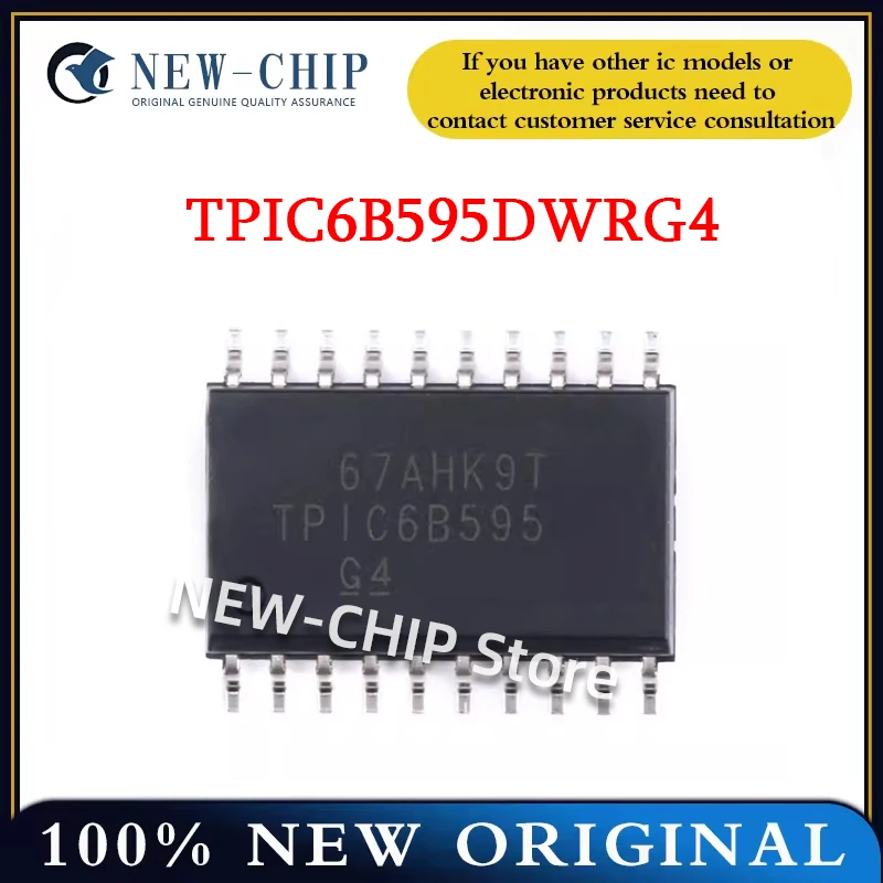 5PCS-100PCS/LOT  TPIC6B595DWRG4  SOIC-20 logic chip shift register  New Original TPIC6B595