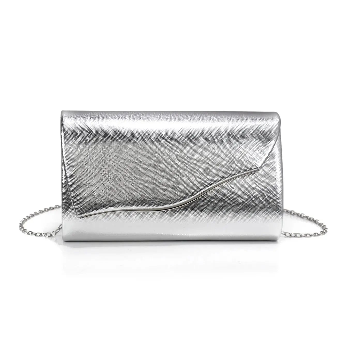 اللون الذهبي بو أزياء المرأة مساء حقائب غطاء المغلف تصميم باري الزفاف فتاة حقائب اليد مع سلسلة الكتف مخلب المخملية Fa #5