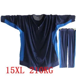 남성용 패치워크 재킷, 지퍼 스포츠 후드티, 플리스, 대형 사이즈, 12XL, 13XL, 15XL, 루즈, 72, 74, 70, 겨울, 가을