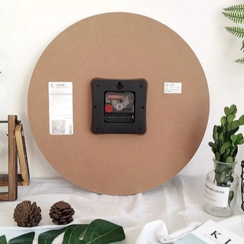 Seating Room Round Office Wall Clock Minimalist Elegant Industrial Wall Clock Beautiful Minimalist Dekor Zimmer Home Decoration