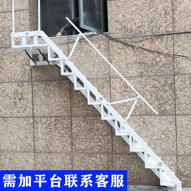 Stairs household folding attic ladder wall thickened indoor and outdoor loft small apartment loft duplex
