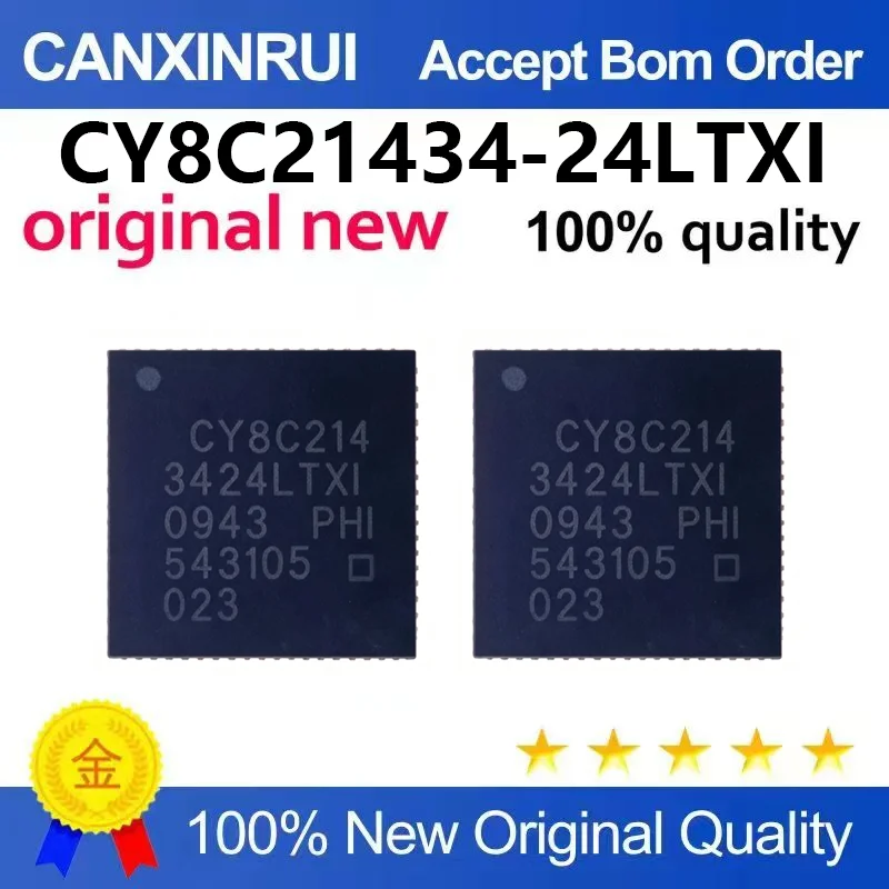（5pcs-100pcs）CY8C21434-24LTXI brand new original packaging QFN-32 memory microcontroller IC chip