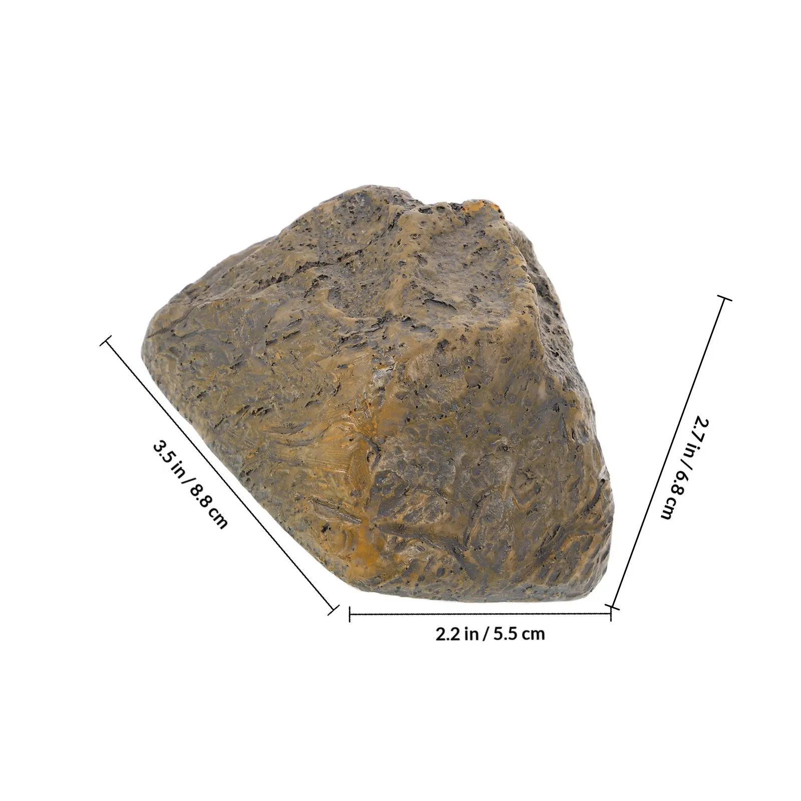 Outdoor Key Hider Stone Realistic Fake Rock Hidden Key Holder Waterproof Weather Resistant Secret Storage for Garden
