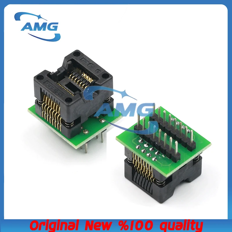 SOIC8 SOP8 to DIP8 EZ Socket Converter Module Programmer Output Power Adapter With 150mil Connector SOIC 8 SOP 8 To DIP 8
