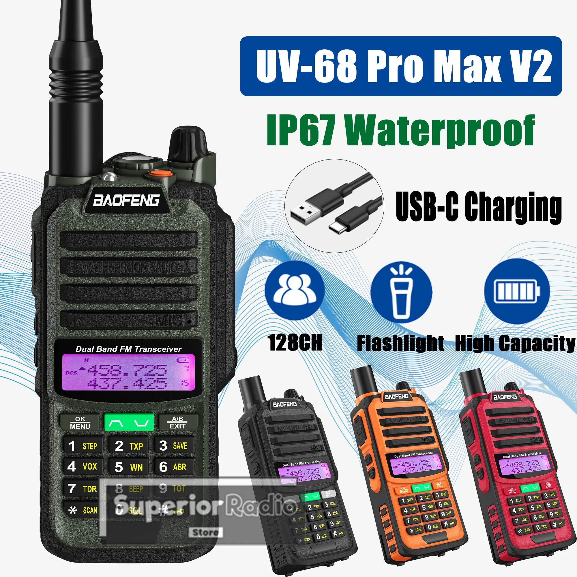 Baofeng UV-68 Pro M… - image