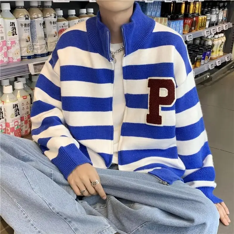 

Зимний мужской флисовый кардиган, рождественский вязаный свитер, повседневная куртка, мужское вязаное пальто высокого качества