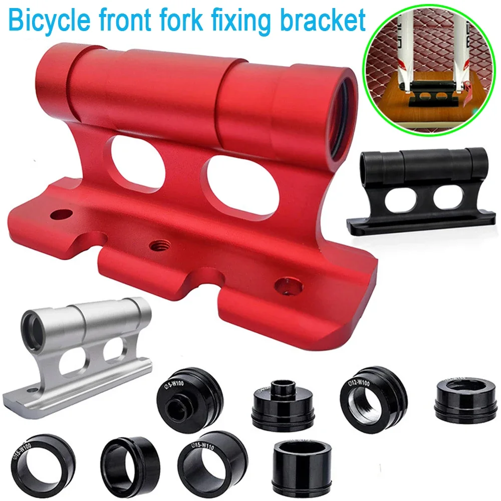 

MTB Fork Mount Quick Release Thru Axle Carriers Front Fork Block Car Roof Rack Carriers for 5x100mm 12x100mm 15x100mm 15x110mm