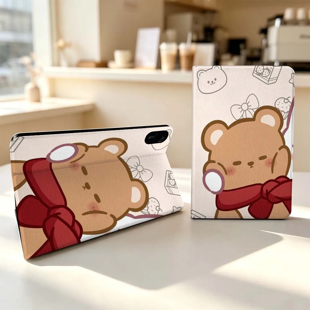 Cartoon Rabbit Couple Fashion For Xiaomi Poco Redmi Pad 8 2 4 5 6 6S 7 7S SE Pro Max 14 11 8.7 11.2 12.5 Inch Tablet Case