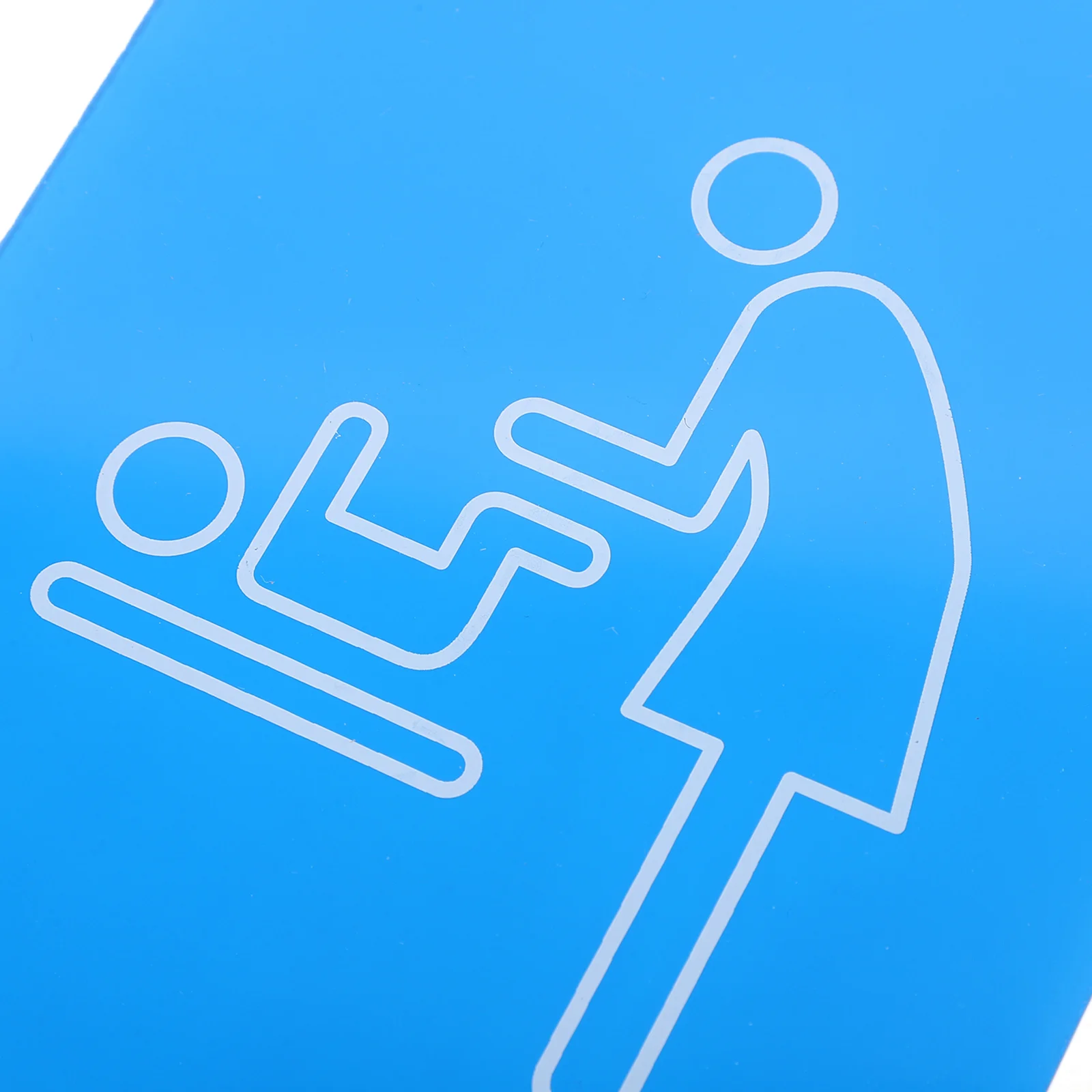 Акриловый знак для ухода за ребенком, идентификационная табличка для комнаты матери и ребенка, направляющий символ для туалета, легкая палочка, клей, прочный, многоразовый