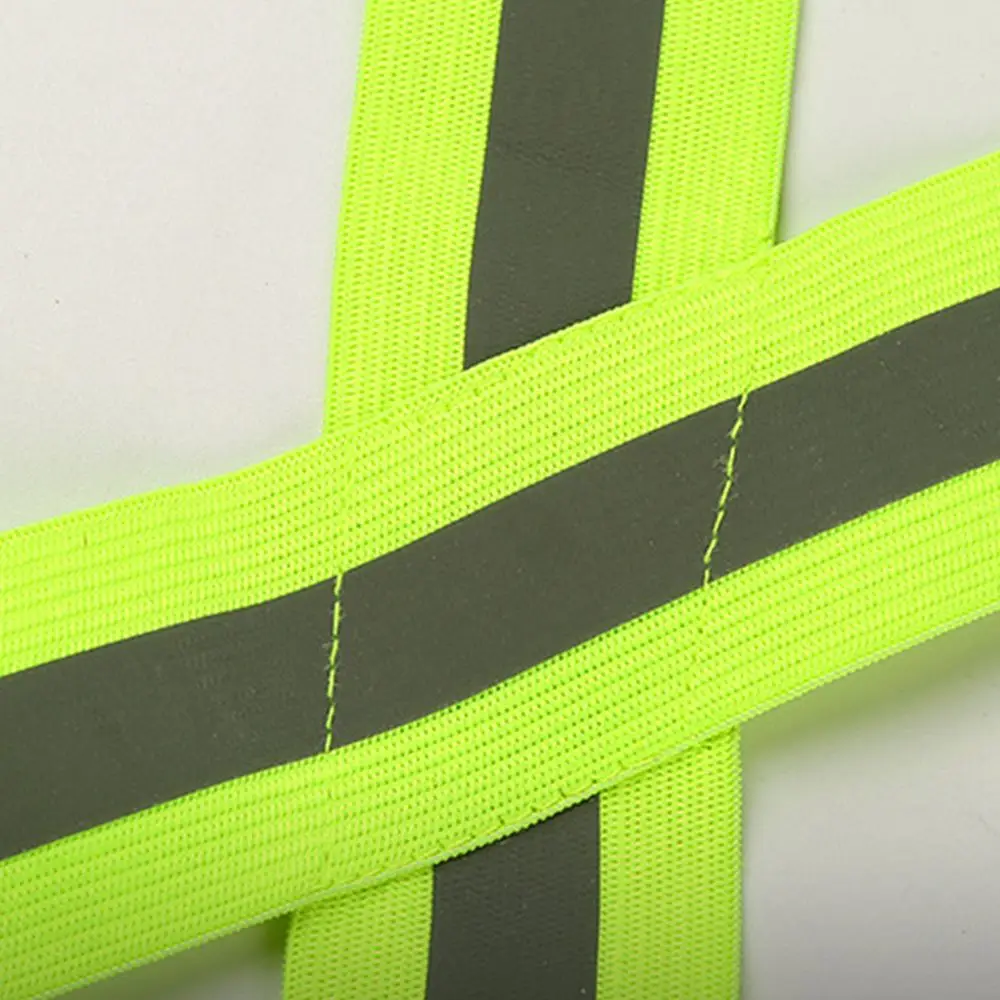 Adult Security Night Light weight High Visibility Safety Stripes Reflective Vest Stripes Jacket