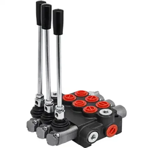 

3 Spool Hydraulic Control Valve 11GPM Hydraulic Directional Control