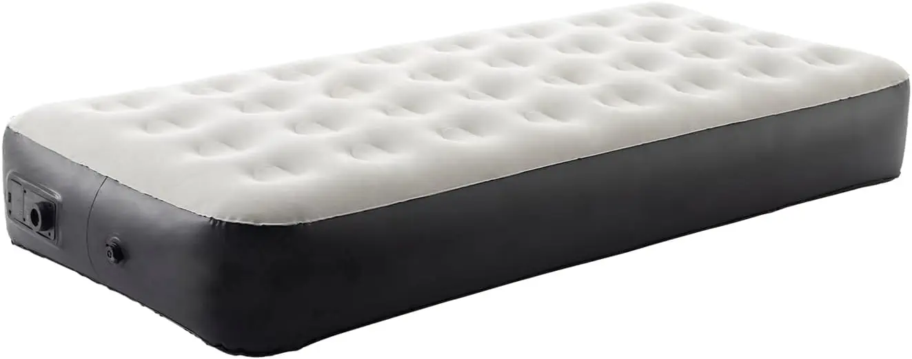 

Twin Size Air Mattr With Built-In Pump, Inflatable Bed Blow Up Mattr For Camping