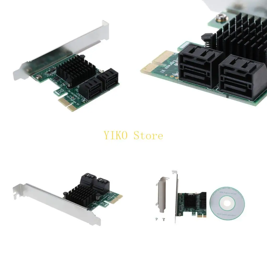 

K32C PCI-E X1–4-портовая плата расширения III Компьютерная настольная твердотельная карта