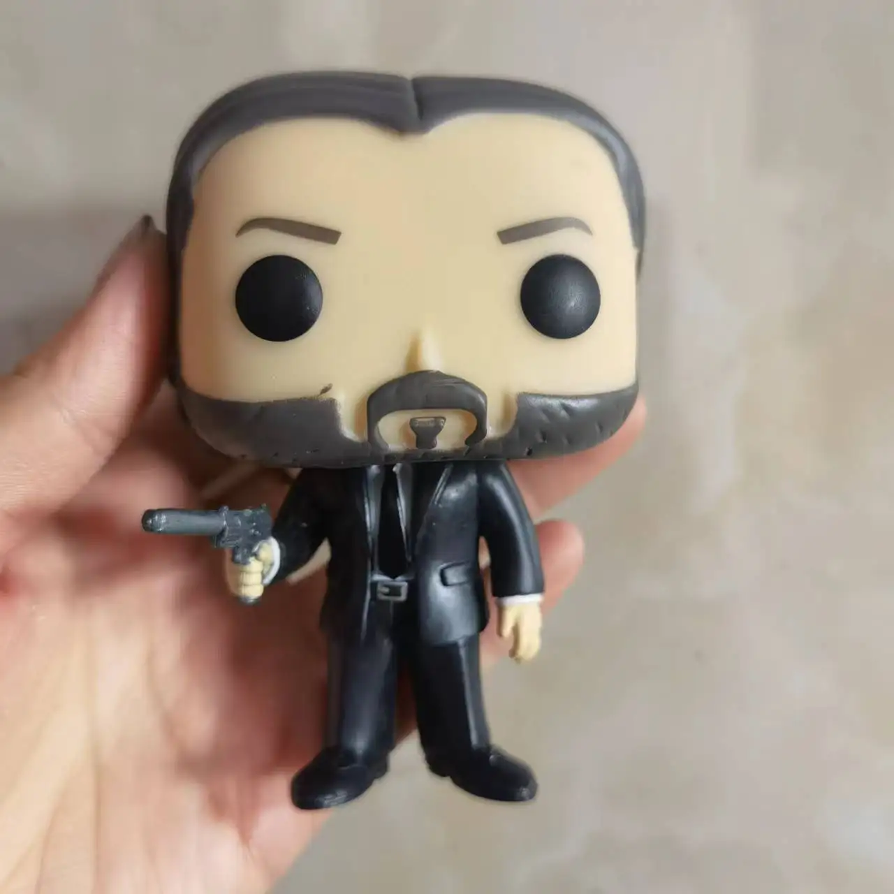 

Anime John Wick With Dog Vinyl Model Figure Christmas Gift for Children 10cm