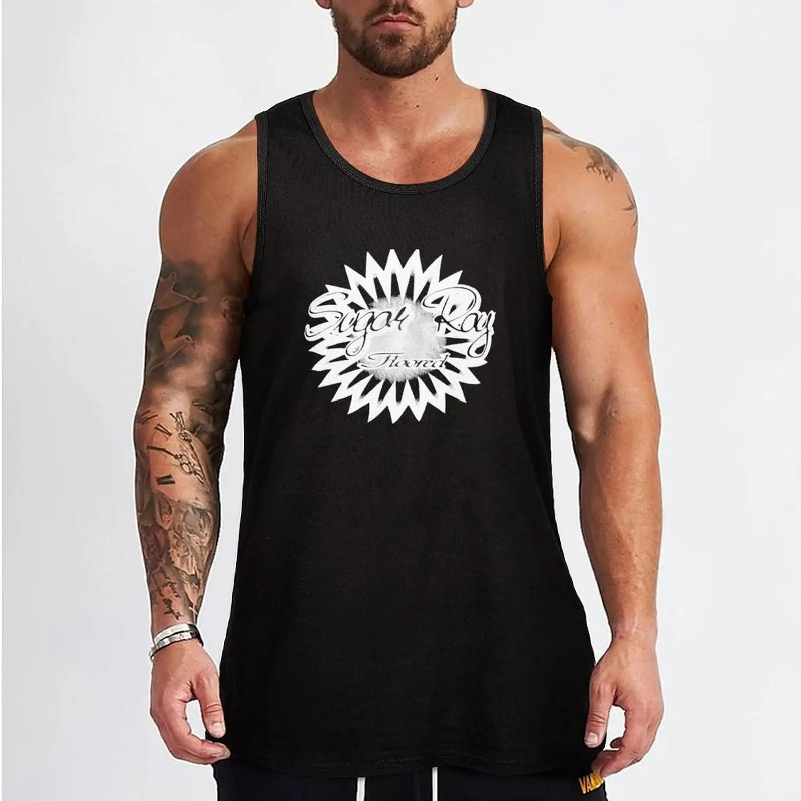 1998 Sugar Ray Vintage Fly Era Floored Tank Top Logo Free Print Tank Top Casual Graphic Sleeveless