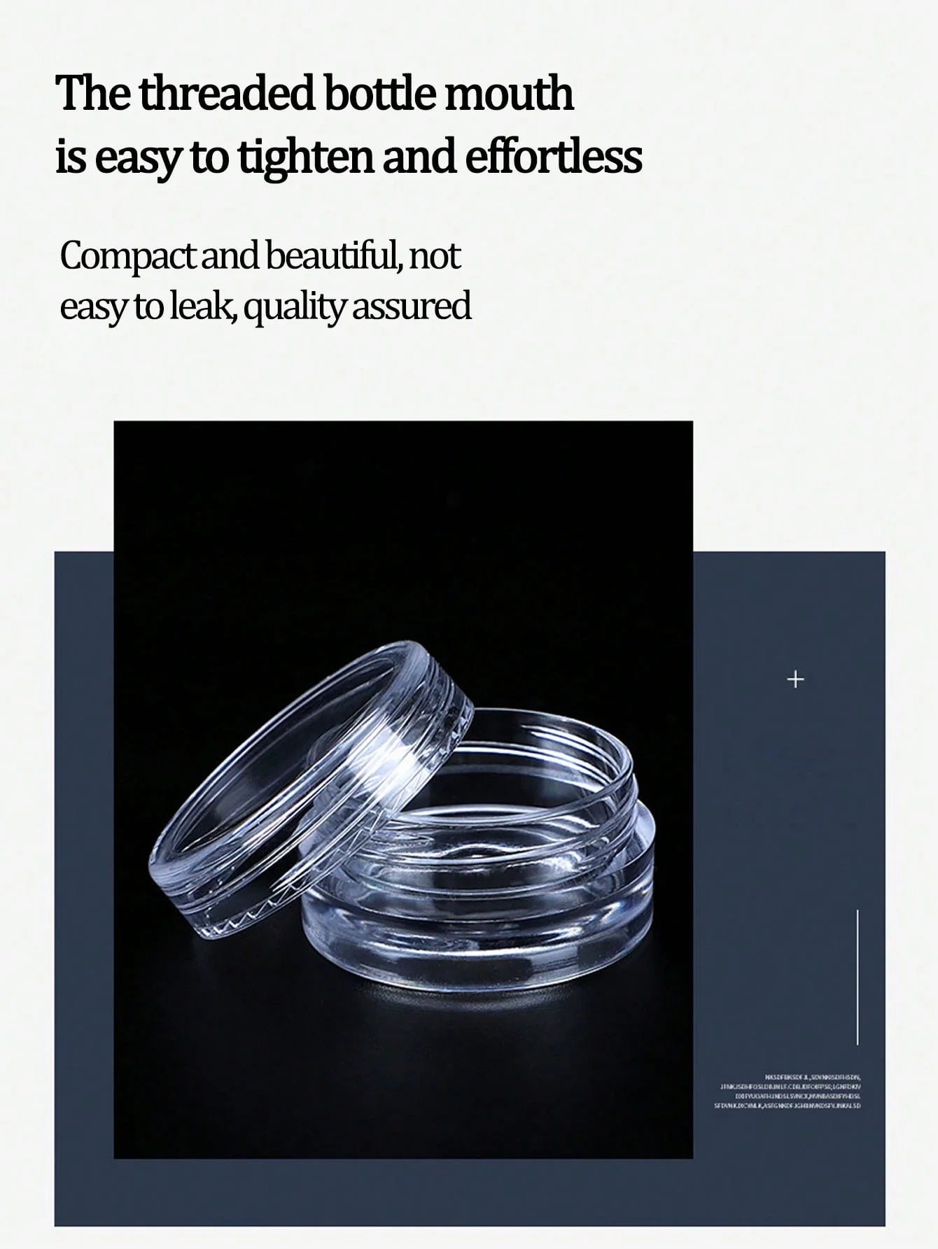 15 قطعة من حاويات SmalTiravel، 3/5/10/5/20 جرام عينة مع 5 قطع صغيرة من أجل مكياج الهدايا وكريمات الوجه المرطب لوتي