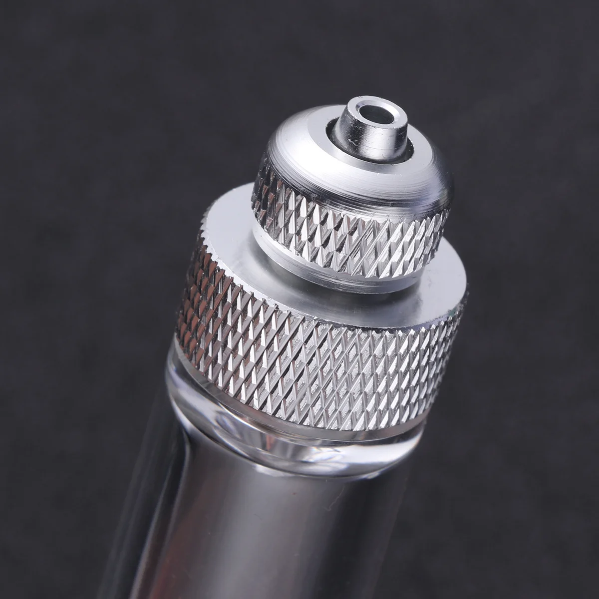 

Dioxide Bubble Counter Double Head Co2 Diffuser Non-Return Valve For Counter For Co2 Aquarium Plants Silver