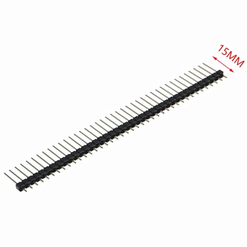 5PCS 2.54mm Single Row Male 1 * 40P Breakaway PCB Board Pin Header Long 15/17mm Connector Strip Pinheader For Arduino image 3