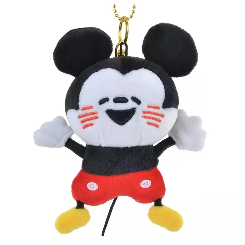 Miniso Winnie The Pooh Keychain Toys Cute Bag Decoration Cartoon Couple Plush Doll Exquisite Car Keychain ﻿ ﻿ ﻿