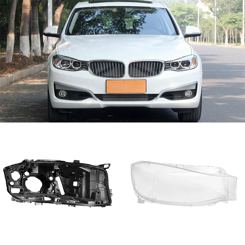

For BMW 3 Series GT 2013 2014 2015 2016 Car Accessory Base Head Lamp Shell Headlight House Glass Lamp Shell