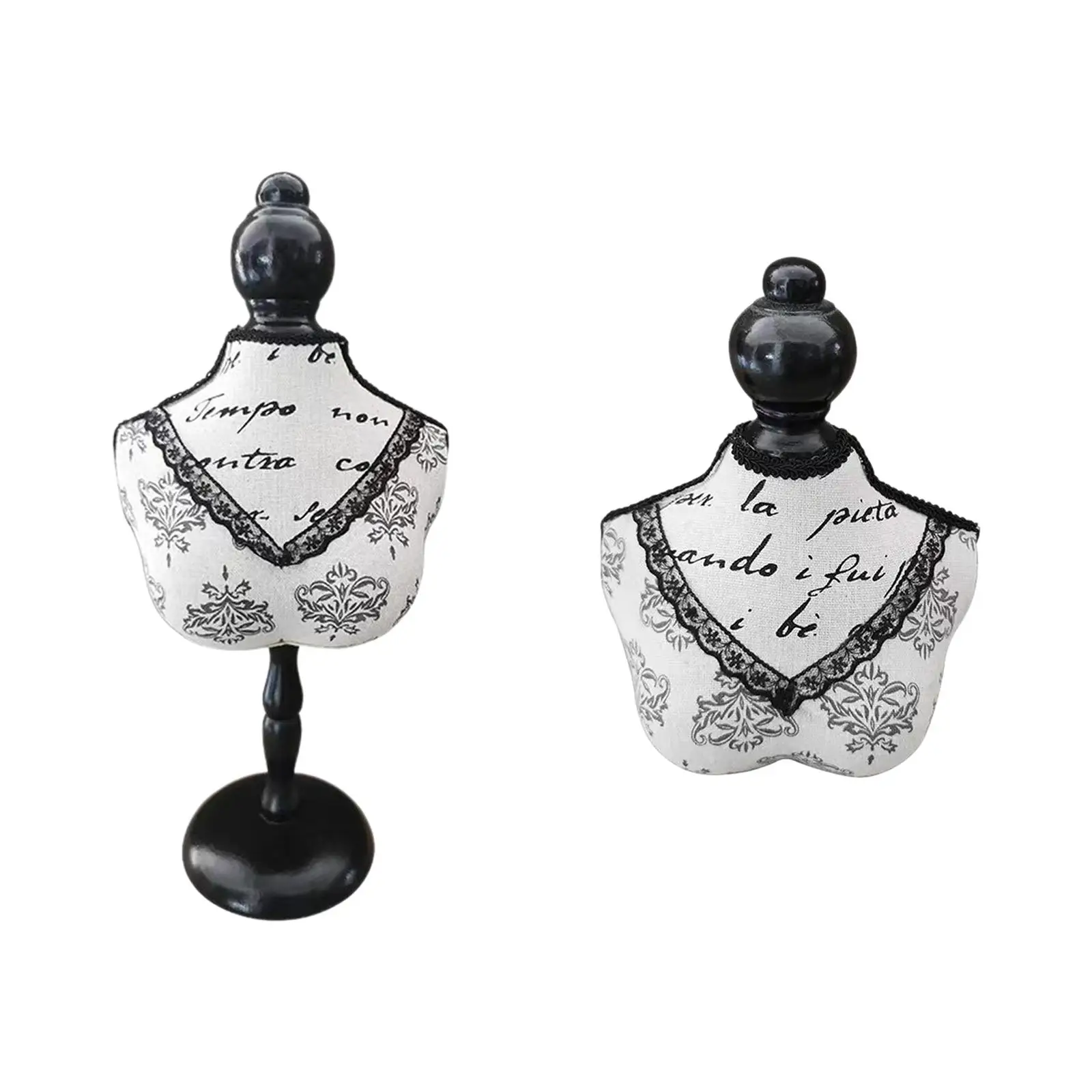 Bust Necklace Display Stand Decoration Jewelry Display Model Necklace Mannequin for Retail Store Malls Shelves Photo Prop Show