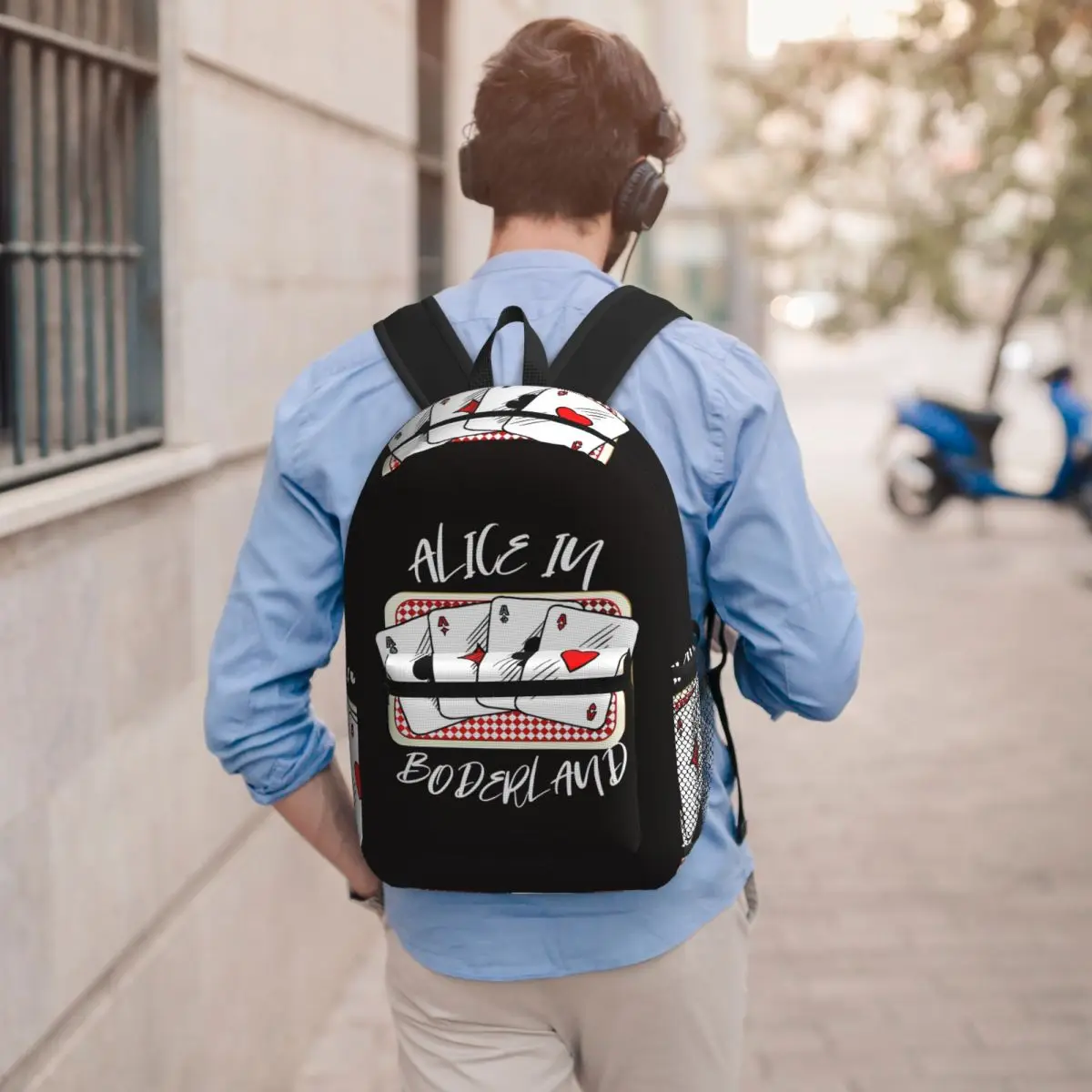 

Alice In Borderland Backpack Boys Girls BookBag Children School Bag Computer Shoulder Bags for Men Women