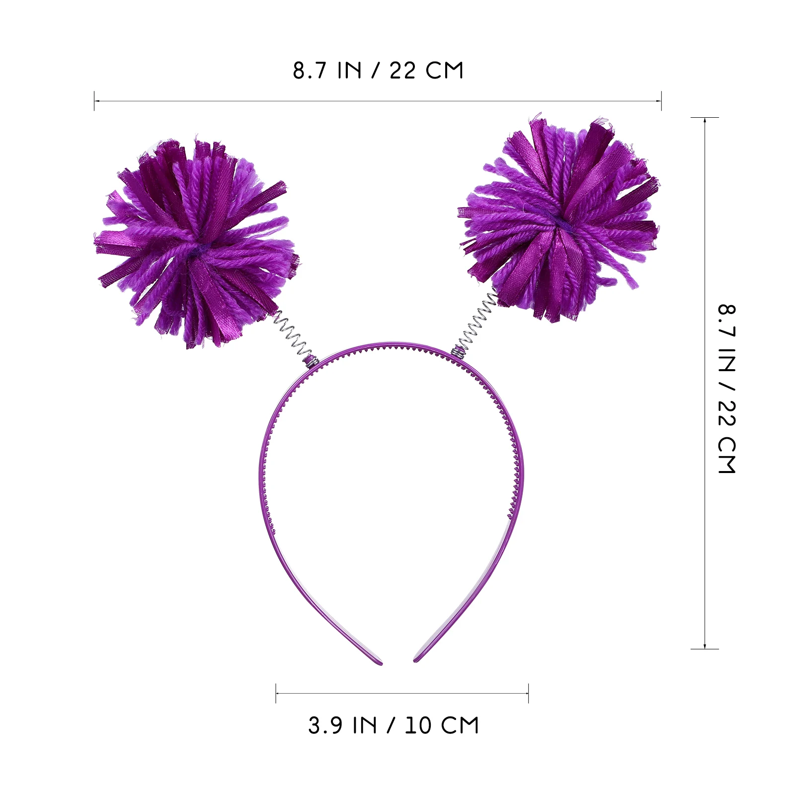 

5pcs Bopper Headbands Adults Hair Bands Colored Spring Design Funny Carnival Cosplay Accessories Soft Women New Years