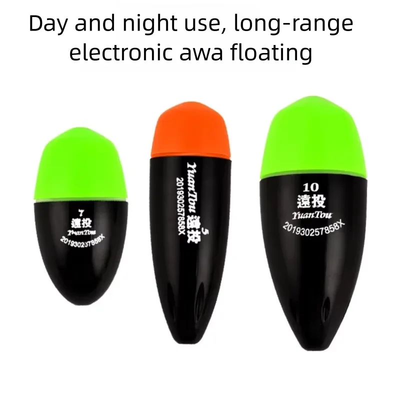 Flotador Luminoso para Pesca en el Mar, Flotador con Orificio, Flotador Luminoso con Orificio para Luz, Indicador de Pesca con Mosca DYF01