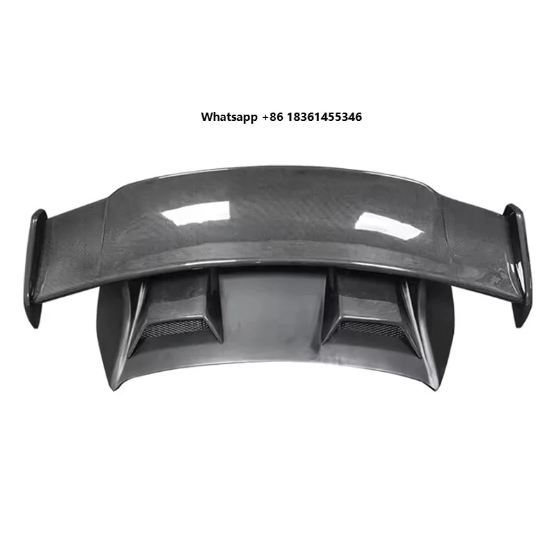 

For 911 911.1 911.2 2015--2018 Ture Factory Fitment GT3 Style Real Carbon Fiber Fibre Rear Trunk Spoiler Big Wing