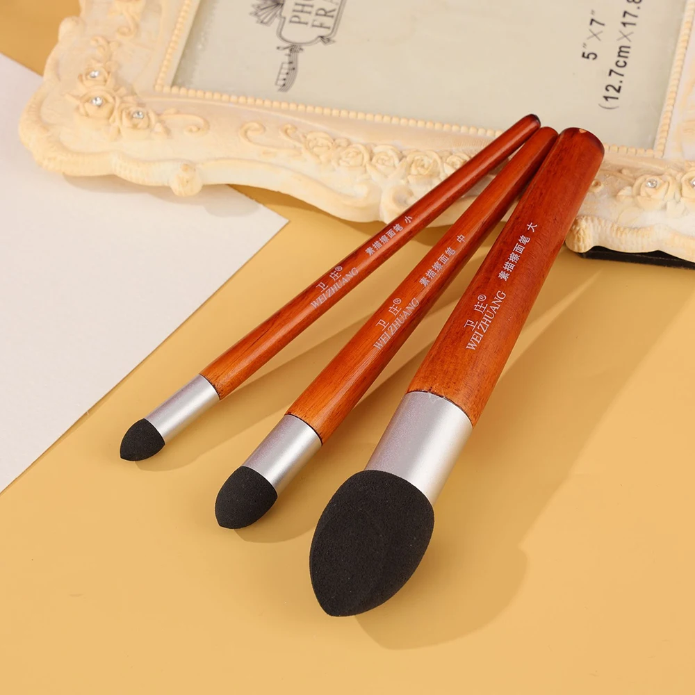 1/3pcs Künstler Misch stift wasch bar Skizze Reiben Schwamm Pinsel wieder verwendbare Zeichnung Kunst Mixer Korrektur Aufhellung & Highlight