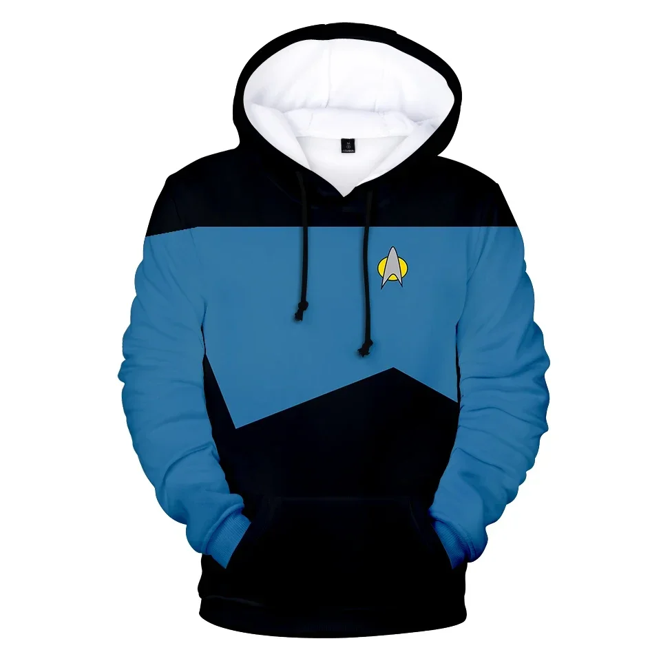 Heißer Star Trek 3D-Druck Sport-Hoodie Sweatshirt Mode Langarm-Kleidung Cosplay Herren/Damen Streetwear Outdoor-Bekleidung Top – Detail 3