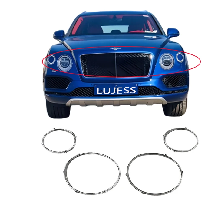 

Высококачественные хромированные накладки на фары OEM 36A807823C 36A807833C 36A807834C 36A807824C для Bentley Bentayga 2016-2019