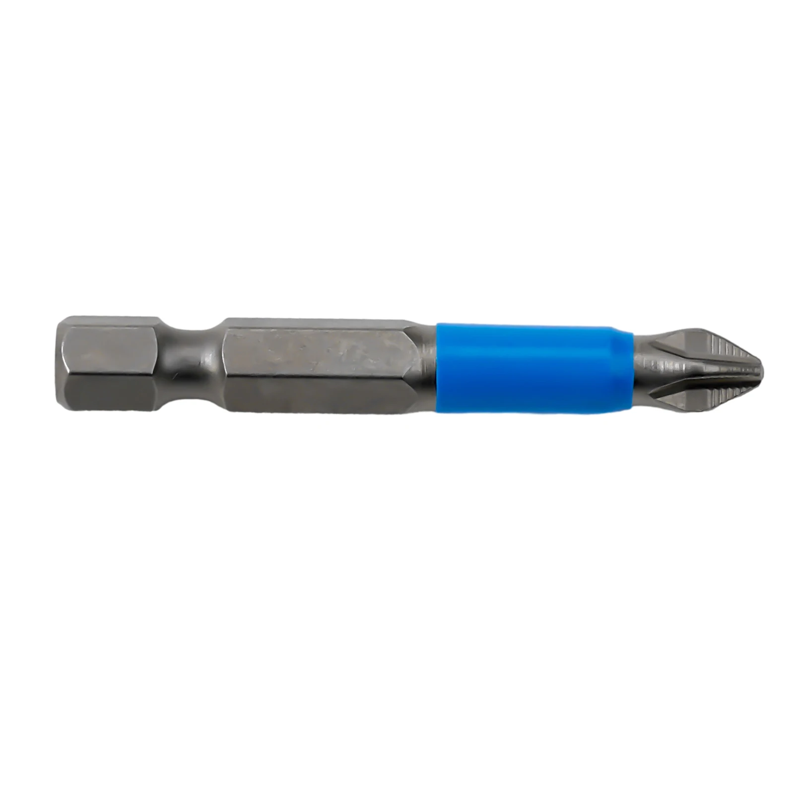 Screwdriver Bit Blue+Silver 50mm Non slip Screwdriver Bit Set with High Wear Resistance PH1/PH2/PH3/PZ1/PZ2/PZ3