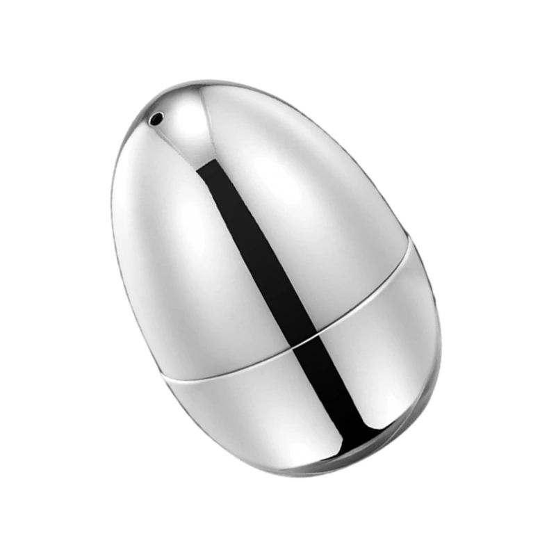 Eggs Shaped Toothpick Storage Box Stainless Steel for Sophisticated Households