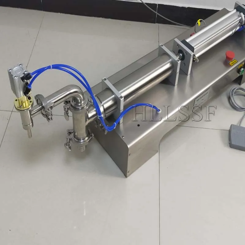 Pneumatic Single Head Heating Stirring Filling Machine For Paste Liquid 110V