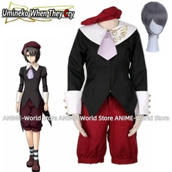 《Custom size》Game Umineko: When They Cry KANON Cosplay Costume Halloween Wig