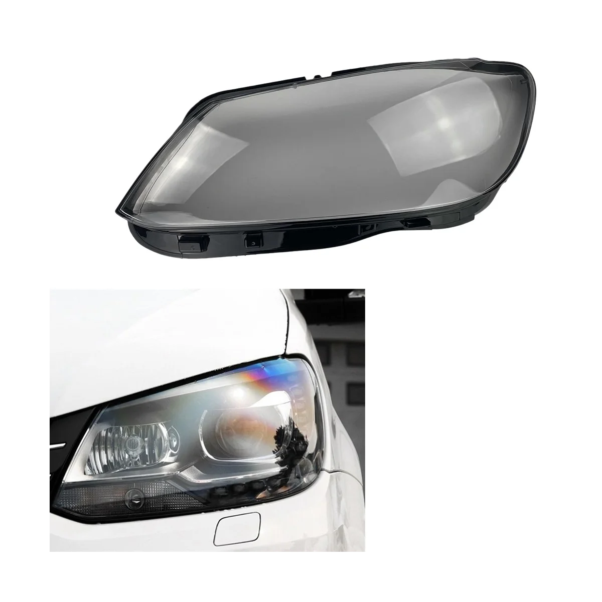 Left Headlight Cover Transparent Headlight Lens Headlight Shell for