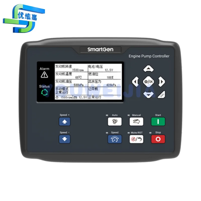 وحدة التحكم في مضخة المحرك SmartGen APC715N ECU، وحدة التحكم في بدء وإيقاف ECU، وحدة التحكم في سرعة GOV مع منافذ USB و RS485